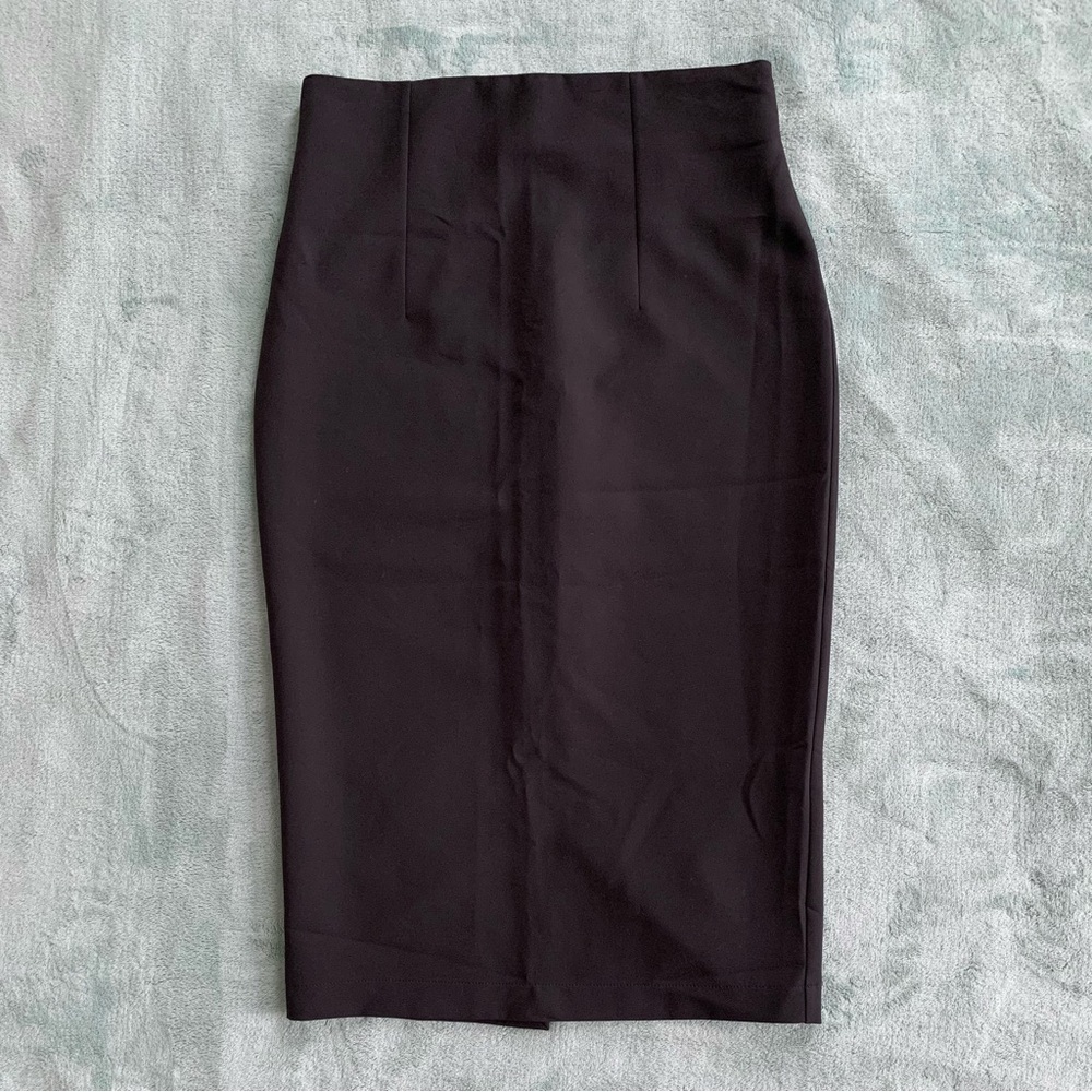 Black Pencil Skirt Made in Italy